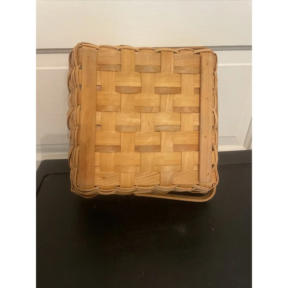 Woven Maple Wood Basket 10